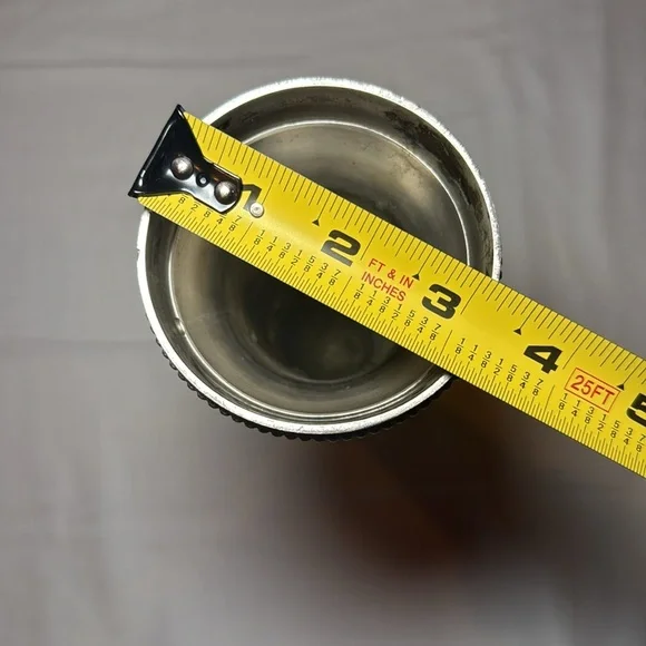 Pottery Barn Antique Silver Bud Vase Home Decor 10in Tall Set of 1 - Picture 5 of 5